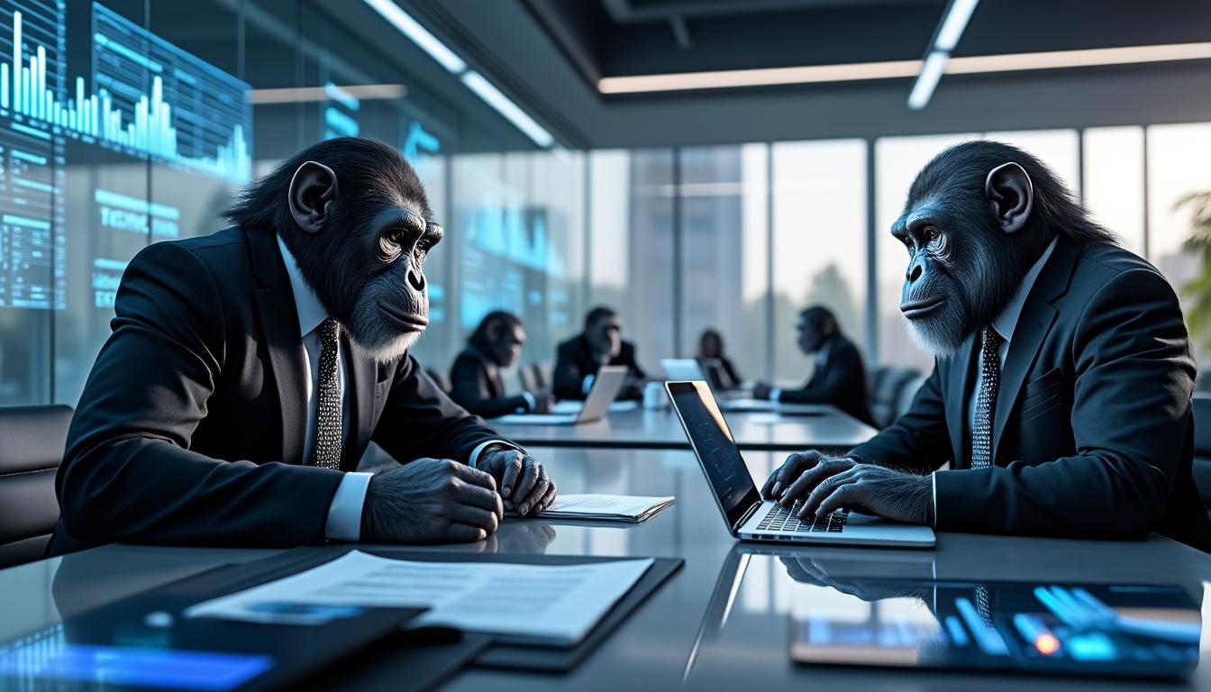 L'Entreprise des Agents : Une réalité aussi surprenante que la Planète des Singes… 5 découvrez l'entreprise des agents, une réalité fascinante et surprenante qui rappelle l'univers captivant de la planète des singes. plongez dans un monde où les agents prennent le contrôle.