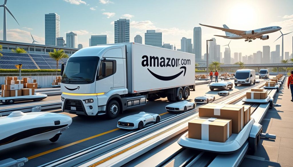 Amazon révolutionne la logistique : le géant du e-commerce investit le secteur du transport 1 découvrez comment amazon transforme la logistique en investissant massivement dans le secteur du transport, redéfinissant ainsi les standards du e-commerce et de la livraison.