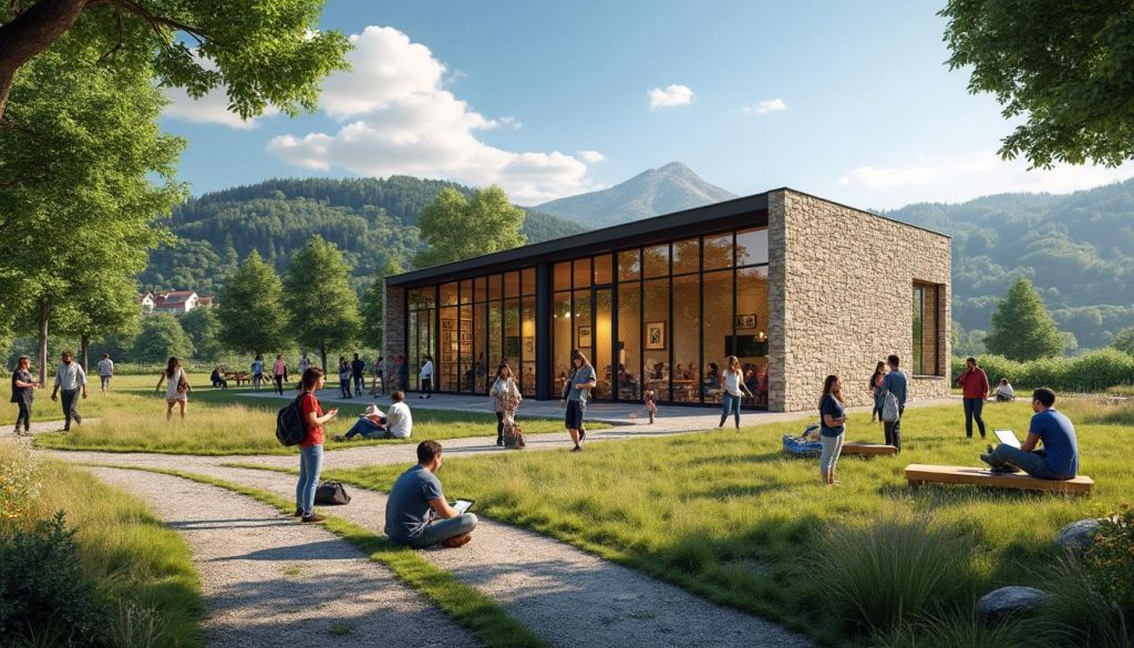 Au cœur de la Haute Corrèze : Découvrez les secrets du tiers-lieu 'Au Beau MiLieu', au carrefour de cinq départements 1 explorez 'au beau milieu', un tiers-lieu unique en haute corrèze, situé au carrefour de cinq départements. découvrez ses secrets, son ambiance conviviale et ses activités innovantes au cœur de cette région authentique.