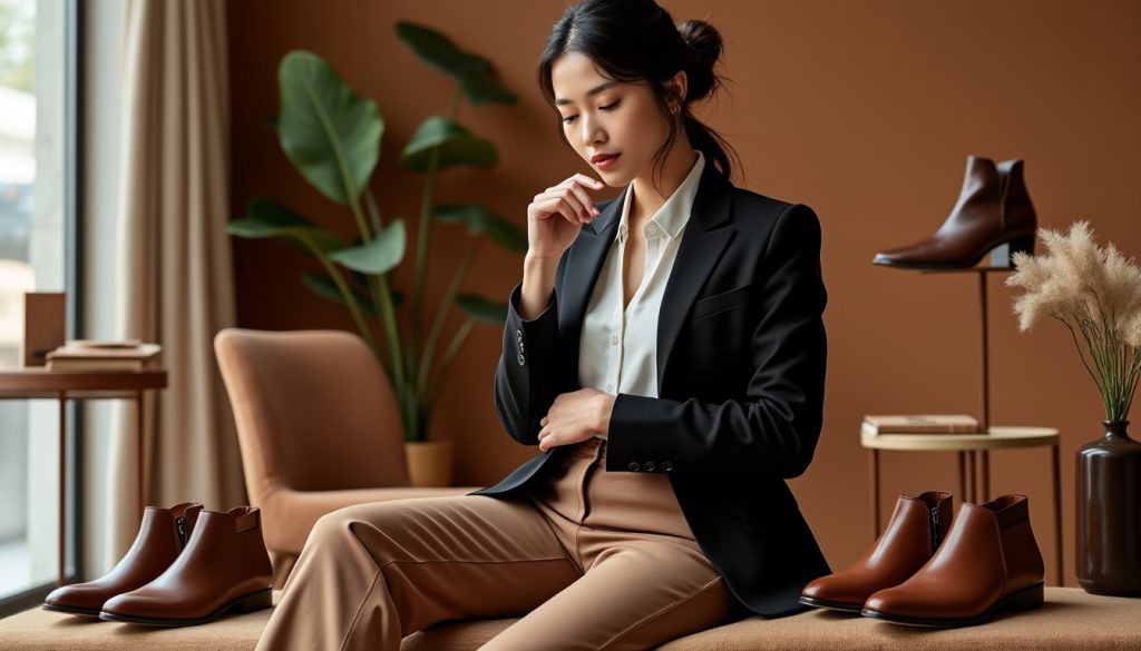 découvrez l'interview exclusive de lisa nakam, la créatrice visionnaire qui réinvente la marque jonak en plaçant le marron comme la nouvelle couleur incontournable de la mode.