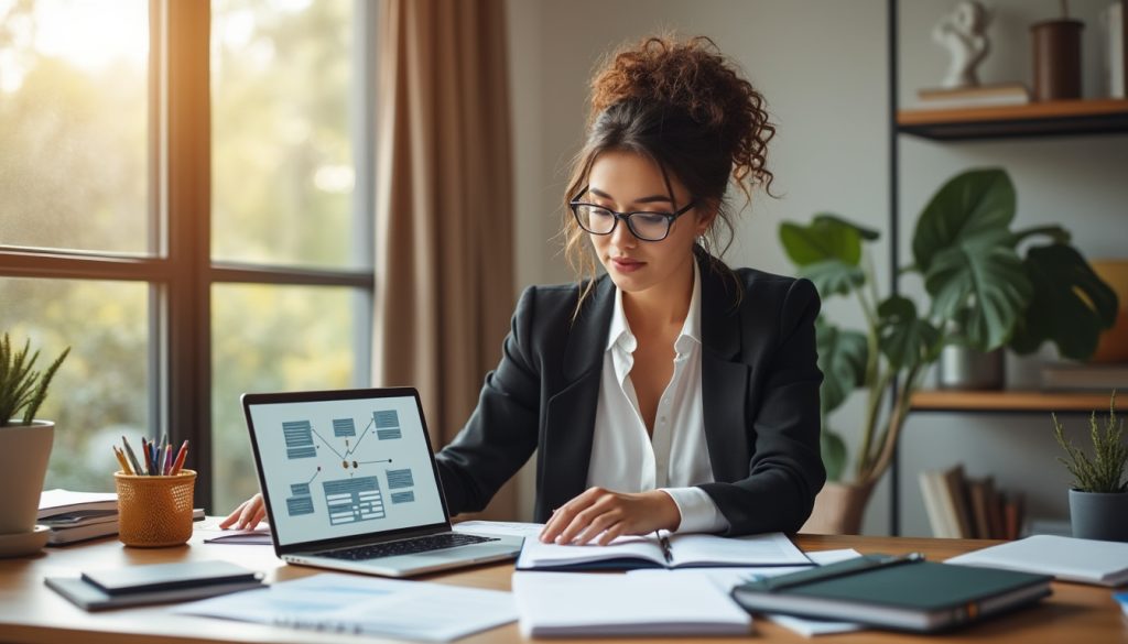 découvrez comment elle a créé son entreprise d'accompagnement pour aider à trouver du sens dans son métier et simplifier les démarches professionnelles.