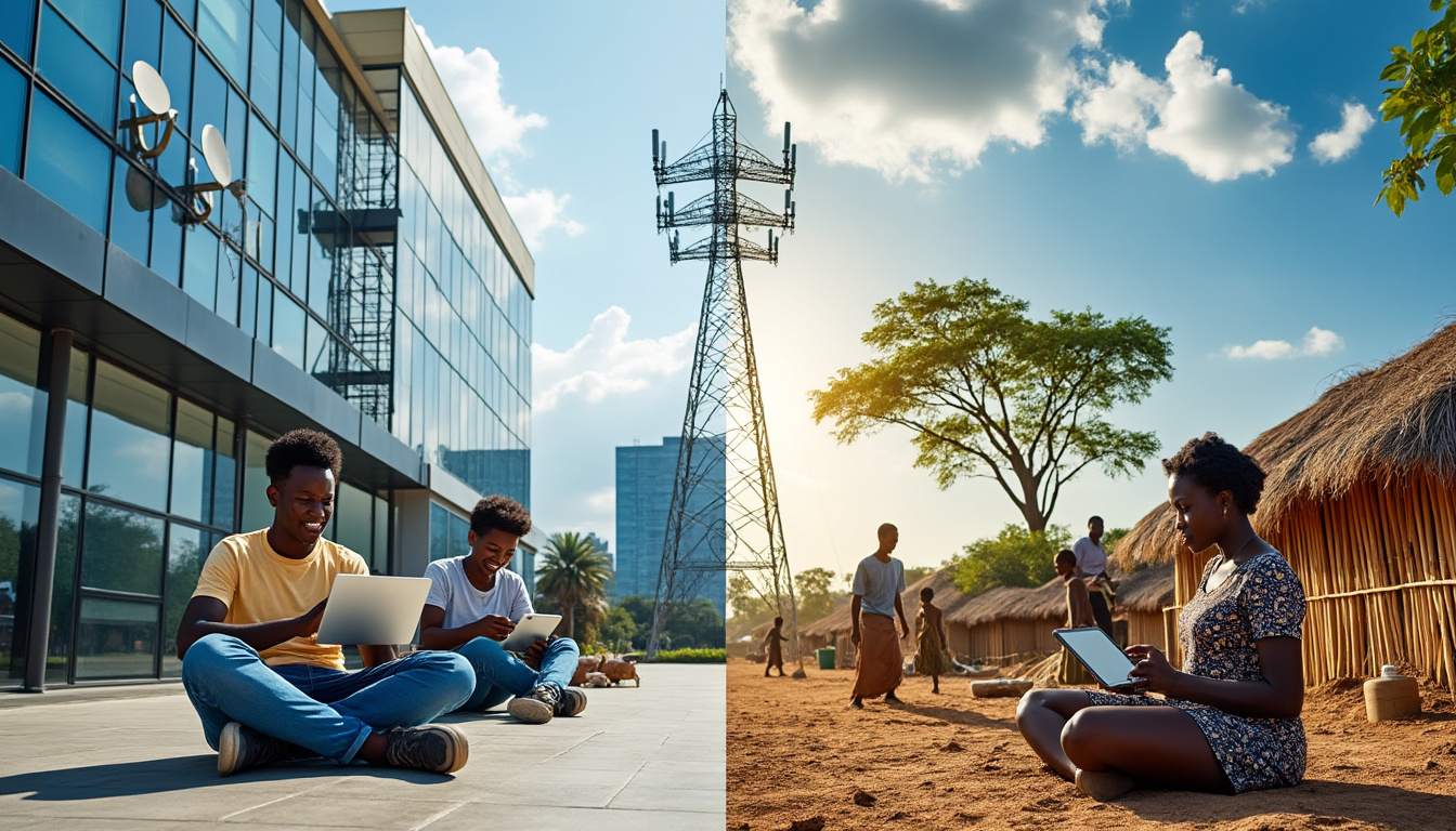 au bénin, le secteur numérique connaît une croissance significative, mais révèle également de nouvelles disparités régionales et sociales.