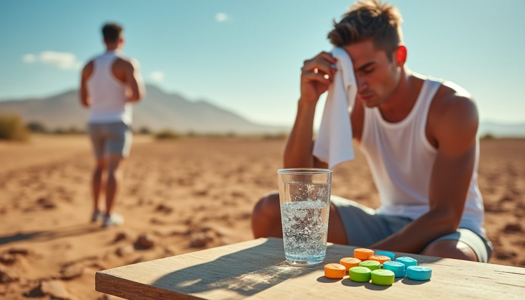 découvrez si les comprimés hydratants sont plus efficaces que l'eau pour lutter contre la fatigue lors de la pratique sportive en période de canicule.