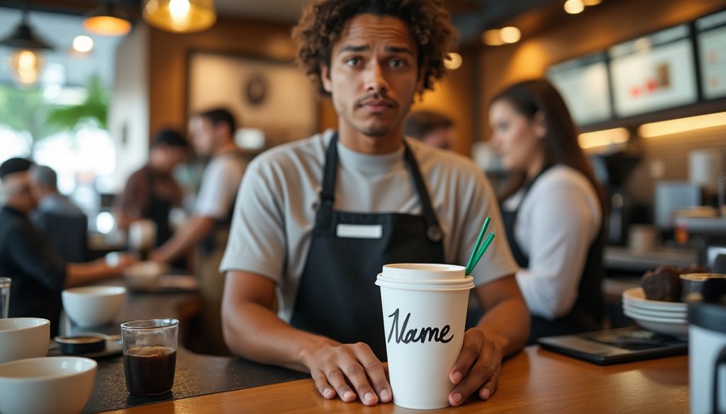 découvrez pourquoi les baristas de starbucks écrivent souvent mal les prénoms sur les gobelets et le secret derrière cette pratique étonnante.