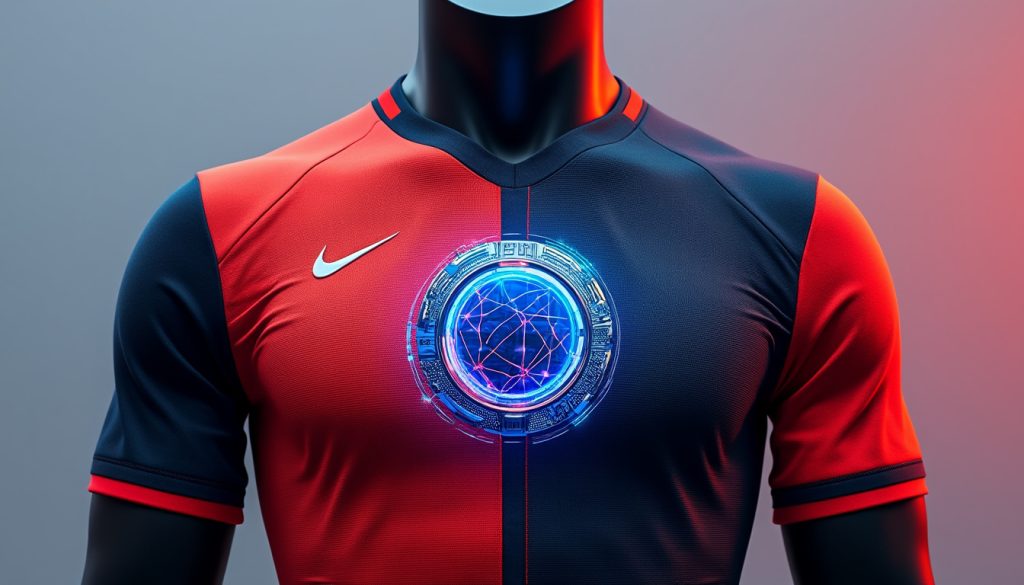 découvrez comment l'ogc nice intègre une intelligence artificielle en tant que nouveau sponsor innovant sur le maillot du gym, alliant technologie et sport de manière inédite.