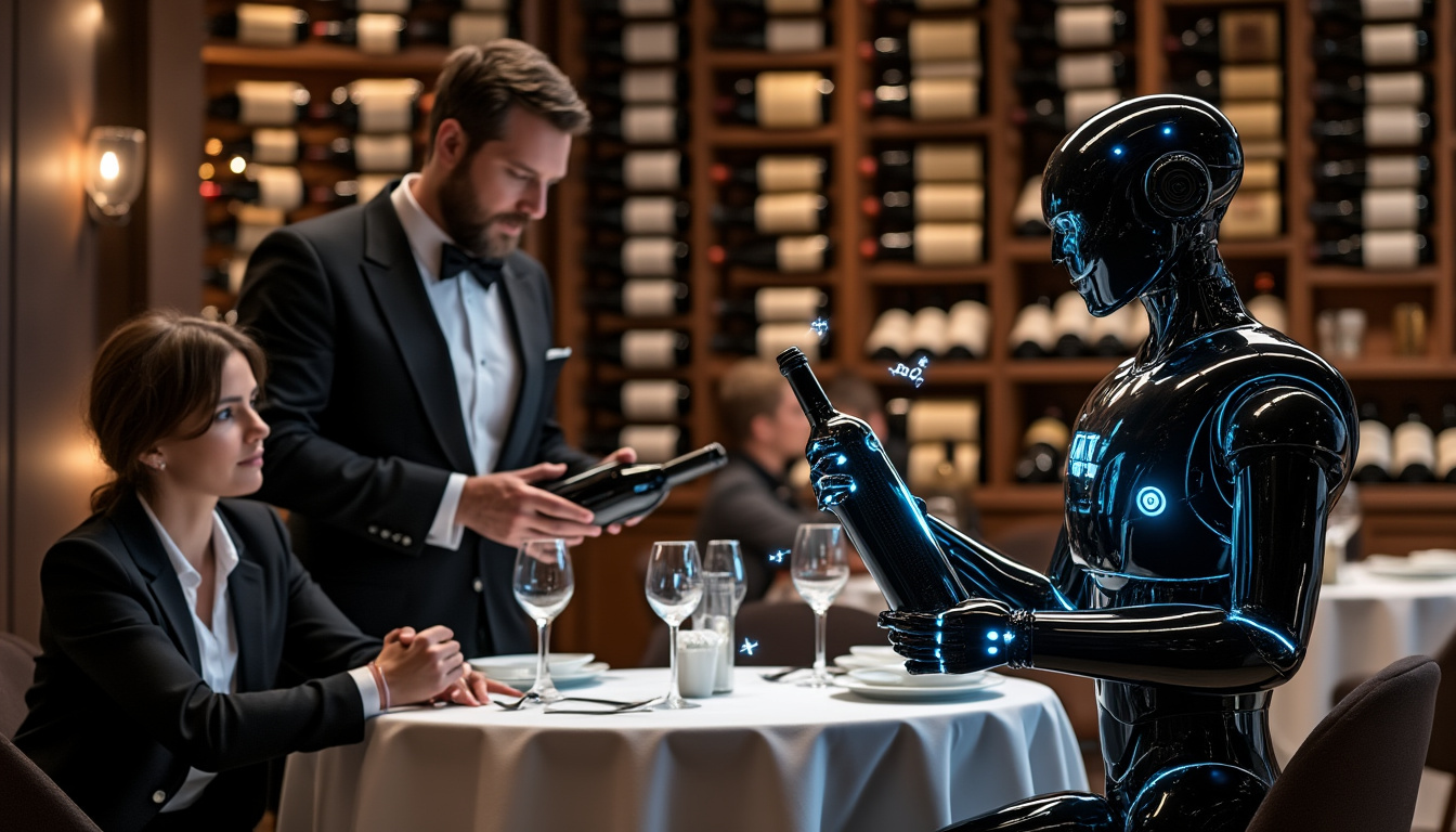 L’intelligence artificielle menacera-t-elle la place des sommeliers dans les restaurants ? 5 découvrez comment l'intelligence artificielle pourrait transformer le rôle des sommeliers dans les restaurants et les défis qu'elle représente pour leur profession.
