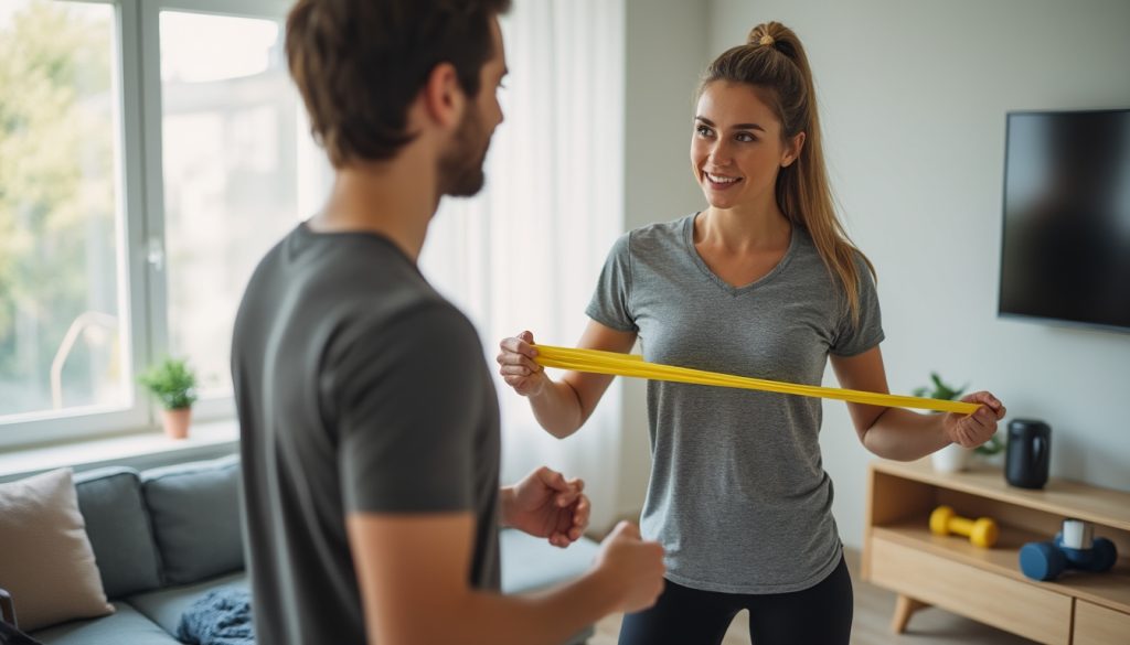 à l’ouest de rennes, elle met son expérience au service de ses clients avec du coaching sportif à domicile, adapté à leurs besoins.