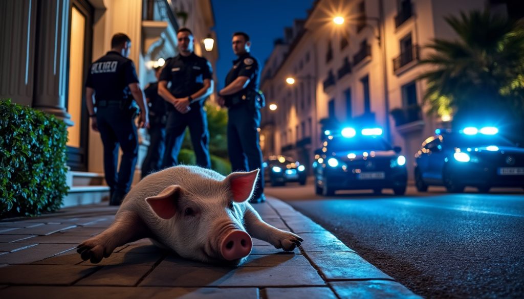 Un nouveau suspect arrĂȘtĂ© Ă Nice aprĂšs la dĂ©couverte d'une tĂȘte de porc devant la maison de Christian Estrosi 1 un nouveau suspect a Ă©tĂ© arrĂȘtĂ© Ă nice suite Ă la dĂ©couverte d'une tĂȘte de porc devant la maison de christian estrosi, intensifiant l'enquĂȘte sur cet acte provocateur.