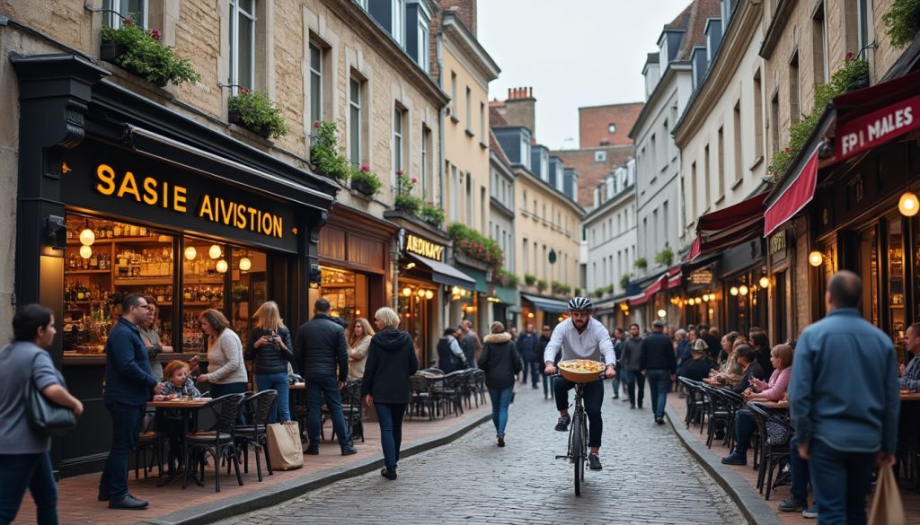 à cherbourg, découvrez comment une rue du centre-ville s’est imposée comme le haut lieu du fast-food et est devenue une adresse incontournable.